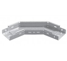 Поворот горизонтальный регулируемый 400х80, толщ. 1,0 мм, гор. цинк, 342048  ПГР-400х80-1,0-ГЦ   Ostec