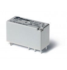 Низкопрофильное миниатюрное электромеханическое реле; монтаж на печатную плату; выводы с шагом 5мм; 2CO 8A; Контакты AgNi  415290600011  Finder