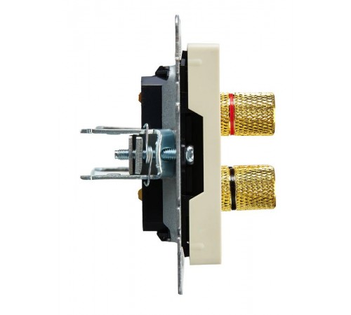 BRITE АудиоРозетка 4-местная РА10-БрКр бежевый  BR-S40-K10  IEK