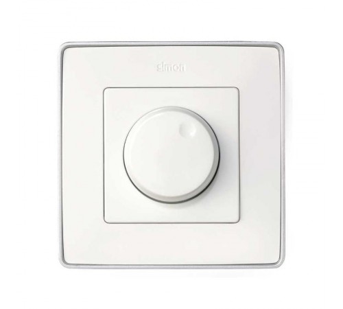 Simon 75 Механизм Светорегулятор поворотно-нажимной (проходной) для люминесцентных и LED-ламп, 230В, S27, S82, S82N, S  75317-39  Simon