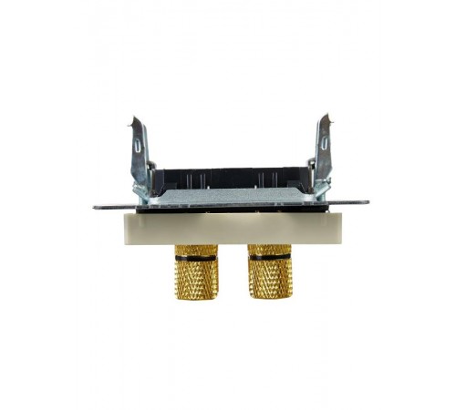 BRITE АудиоРозетка 4-местная РА10-БрКр бежевый  BR-S40-K10  IEK