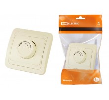 Светорегулятор (RL, 600Вт) поворотный сл. кость "Валдай"  SQ1804-0116  TDM