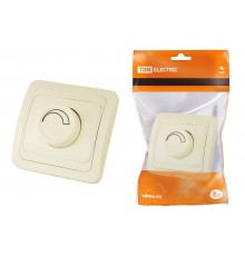 Светорегулятор (RL, 600Вт) поворотный сл. кость "Валдай"  SQ1804-0116  TDM