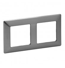 Valena LIFE Сталь Рамка 2-ая  754152  Legrand