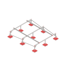 Опорная конструкция для установки оборудования TECHNORAPTOR FOOT 2500х3000 тип 1  KM-TR-F-SSEI-2500-3000-1  КМ - профиль
