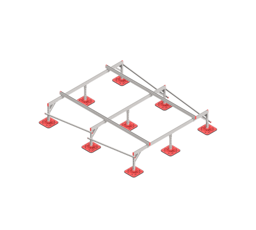 Опорная конструкция для установки оборудования TECHNORAPTOR FOOT 2500х3000 тип 1  KM-TR-F-SSEI-2500-3000-1  КМ - профиль
