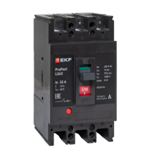 Выключатель автоматический LS63 15кА 3P 32А ProPact  mccb-63-15-3-32-ls  EKF