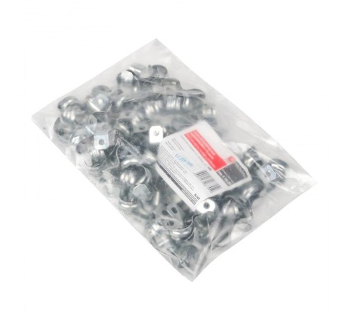 Скоба металлическая однолапковая СМО d19-20мм. (100шт.) EKF PROxima  sm-1-19-20  EKF