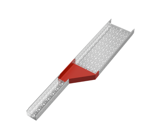 Переходник правый 100х150-400 мм "ПЛЮС" HD  PDplus100-150-400-R HD   КМ-профиль