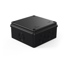 Коробка распределительная 40-0301-9005 безгалогенная (HF) черная 100х100х50 без гермовводов (60шт/кор)  40-0301-9005  Промрукав