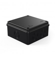 Коробка распределительная 40-0301-9005 безгалогенная (HF) черная 100х100х50 без гермовводов (60шт/кор)  40-0301-9005  Промрукав