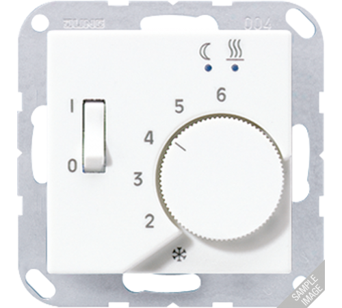 Терморегулятор теплого пола комплект с накладкой, можно взять в разборе FTRA231CH Jung
