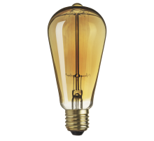 Лампа накаливания ЛОН  60Вт Е27 230В NI-V-ST64-SC17-60-230-E27-CLG  71957  Navigator