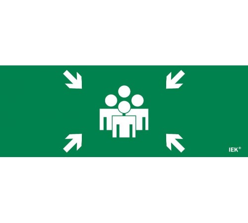 Этикетка самокл. 350х130мм "Место сбора"   LPC10-1-35-13-MSTS  IEK