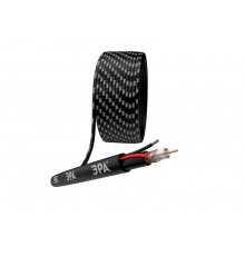 Кабель для аналогового видеонаблюдения K-0.5-PE КВК-П-2 +2x0,5 мм, бухта 200 метров, чёрный  Б0052733  ЭРА