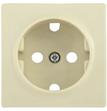 НР-1-1-БК Накладка розетка с з/к BOLERO кремовый  ENB11-R-K33  IEK