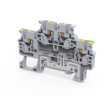 Клемма заземляющая push-in OptiClip CPDLG-2,5-2L-PE-I-(0,2-2,5)-PEN  331865  КЭАЗ