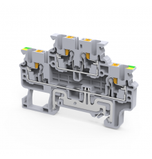 Клемма заземляющая push-in OptiClip CPDLG-2,5-2L-PE-I-(0,2-2,5)-PEN  331865  КЭАЗ