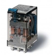 Миниатюрное универсальное электромеханическое реле; монтаж в розетку; 3CO 10A; контакты AgCdO; катушка 110В DC  553391102000  Finder