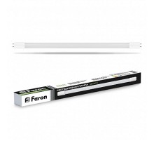 Лампа светодиодная линейная трубчатая LB-213 (10W) 230V G13 4000K стекло поворотная  25497  FERON