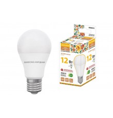 Лампа светодиодная Груша 12 Вт E27 холодный белый свет  SQ0340-1512  TDM