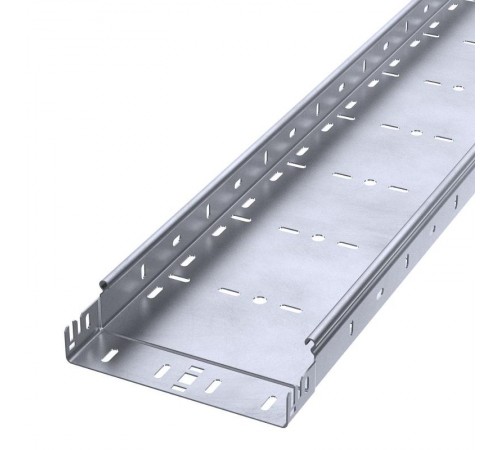 Лоток перфорированный Профи INOX (AISI 316) 200х50x6000 (1,0 мм) (12 м/уп)  PR16.13518  Промрукав