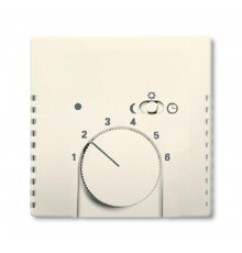 Плата центр. (накладка) для мех. терморег. (термостата) 1095 U, 1096 U, серия solo/future, цвет savanne/сл. кость  1710-0-3568   2CKA001710A3568  A