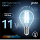 Лампа светодиодная Black LED Filament Шар E14 11W 750lm 4100K  105801211  Gauss