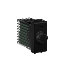 Диммер поворотный модульный, "Avanti", "Черный матовый", 1 модуль  4412131  DKC