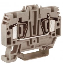 HMM.4GR, проходной зажим 4 кв.мм серый  ZHM250GR  DKC