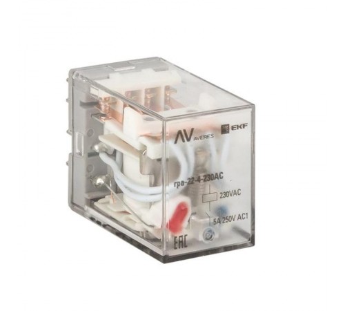 Реле промежуточное RPA 22/4 5A 230В AC EKF AVERES  rpa-22-4-230AC  EKF