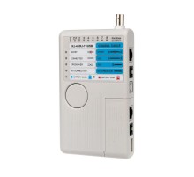 Тестер кабеля универсальный RJ-45+RJ-11+RJ-12+USB+BNC 2468  12-1003  REXANT