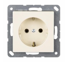 Розетка SCHUKO®; термопласт; слоновая кость  EP1420  Jung