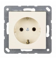 Розетка SCHUKO®; термопласт; слоновая кость  EP1420  Jung