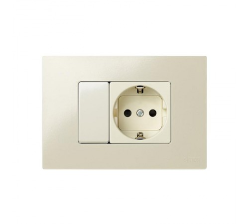 Рамка для установки карточного выключателя цвета слоновая кость S27  2700613-031  Simon