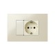 Рамка для установки карточного выключателя цвета слоновая кость S27  2700613-031  Simon