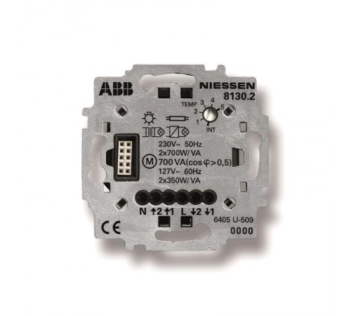 Механизм электронного 2-канального выключателя (реле) с временной задержкой отключения (30 - 300 сек)2CLA813020A1001 ABB