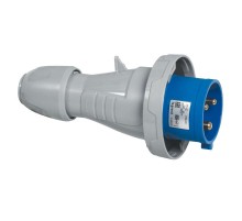 Прямая вилка - P17 Tempra Pro - IP 66/67 - 200/250 В~ - 16 A - 2К+З  555324  Legrand