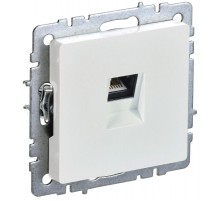 BRITE Розетка компьютерная RJ45 кат.5E РК10-БрЖ жемчужный   BR-K10-1-K36  IEK