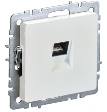 BRITE Розетка компьютерная RJ45 кат.5E РК10-БрЖ жемчужный   BR-K10-1-K36  IEK