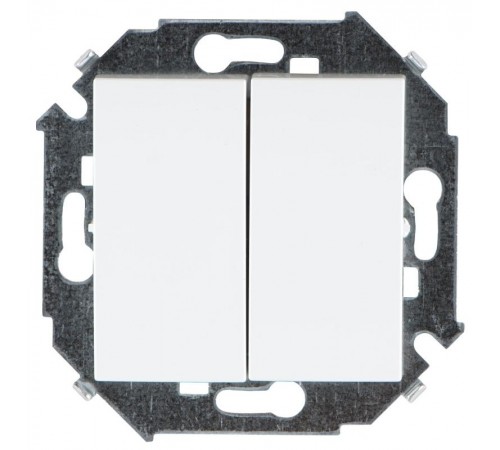 Simon 15 Белый Выключатель 2-кл проходной, 16А 250В, винт. зажим  1591397-030  Simon