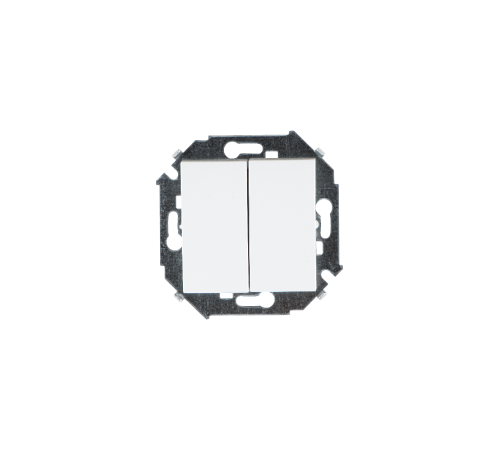 Simon 15 Белый Выключатель 2-кл проходной, 16А 250В, винт. зажим  1591397-030  Simon