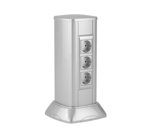 Миниколонна алюминиевая, 0.35м, цвет серый металлик  19531  DKC