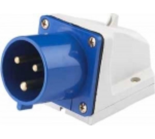 Вилка стационарная 523 2Р+РЕ 32А 220В IP44 ВС-102   26022DEK  DEKraft