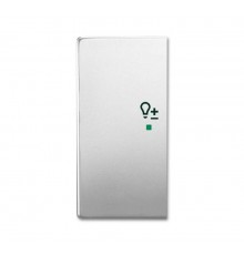 Клавиша двойная левая free@home, светорегулятор, future, цвет сталь  6220-0-0542   2CKA006220A0542  ABB