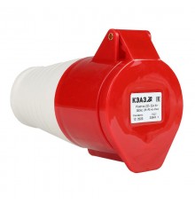 Розетка 225-32А-6h-380AC-3P+PE+N-IP44  222753  КЭАЗ