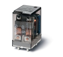 Миниатюрное силовое электромеханическое реле; монтаж на печатную плату; 2CO 12A; контакты AgNi; катушка 125В AC  564281250000  Finder