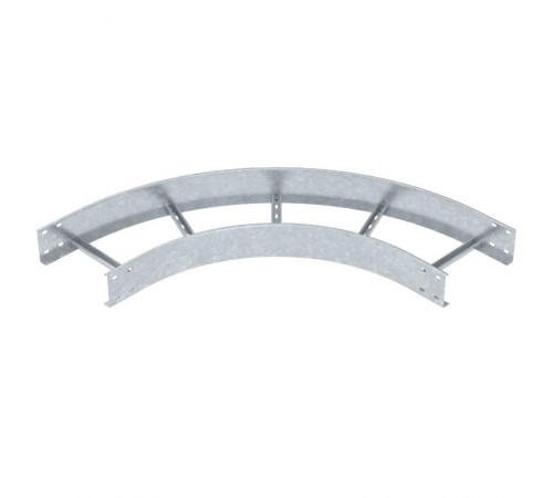 Угловая секция 90° лестничного лотка 110х300 мм R=500 мм (LB 90 1130 R5 FT)  6217774  OBO Bettermann