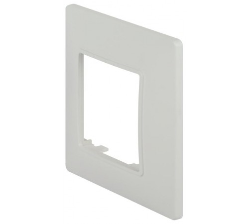 Рамка для розеток и выключателей Elegance 14-5001-01М на 1 пост, белый матовый  Б0065794  ЭРА