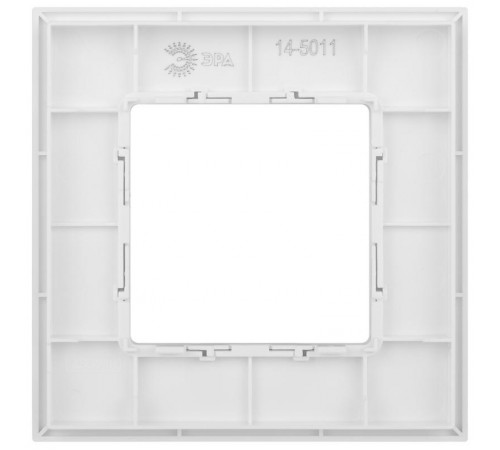 Рамка для розеток и выключателей Elegance 14-5001-01М на 1 пост, белый матовый  Б0065794  ЭРА